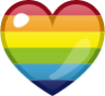 rainbow heart emoji