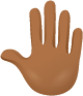 Raised back of hand skin 4 emoji emoji