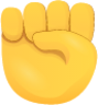 Raised fist emoji emoji