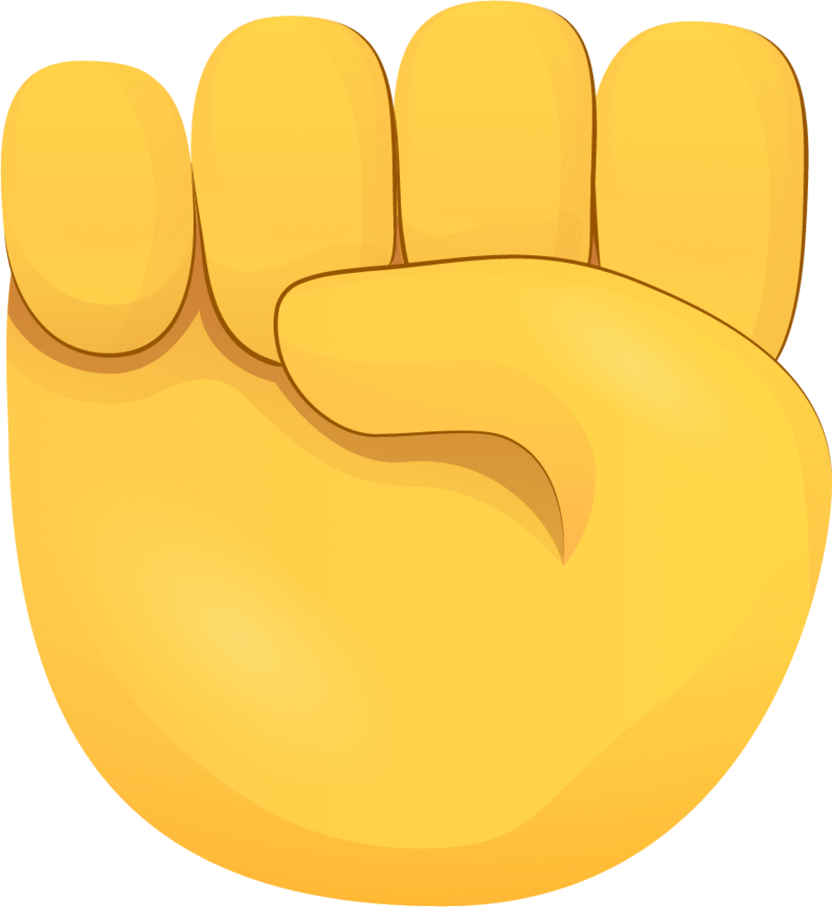 Raised fist emoji emoji