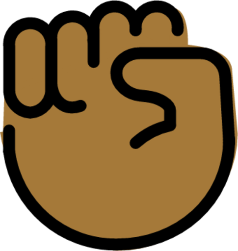 raised fist: medium-dark skin tone emoji