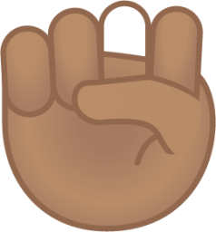 raised fist: medium skin tone emoji