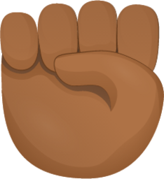 Raised fist skin 4 emoji emoji