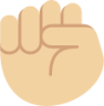 raised fist tone 2 emoji