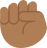 raised fist tone 4 emoji