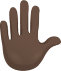 Raised hand skin 5 emoji emoji