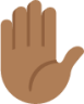 raised hand tone 4 emoji