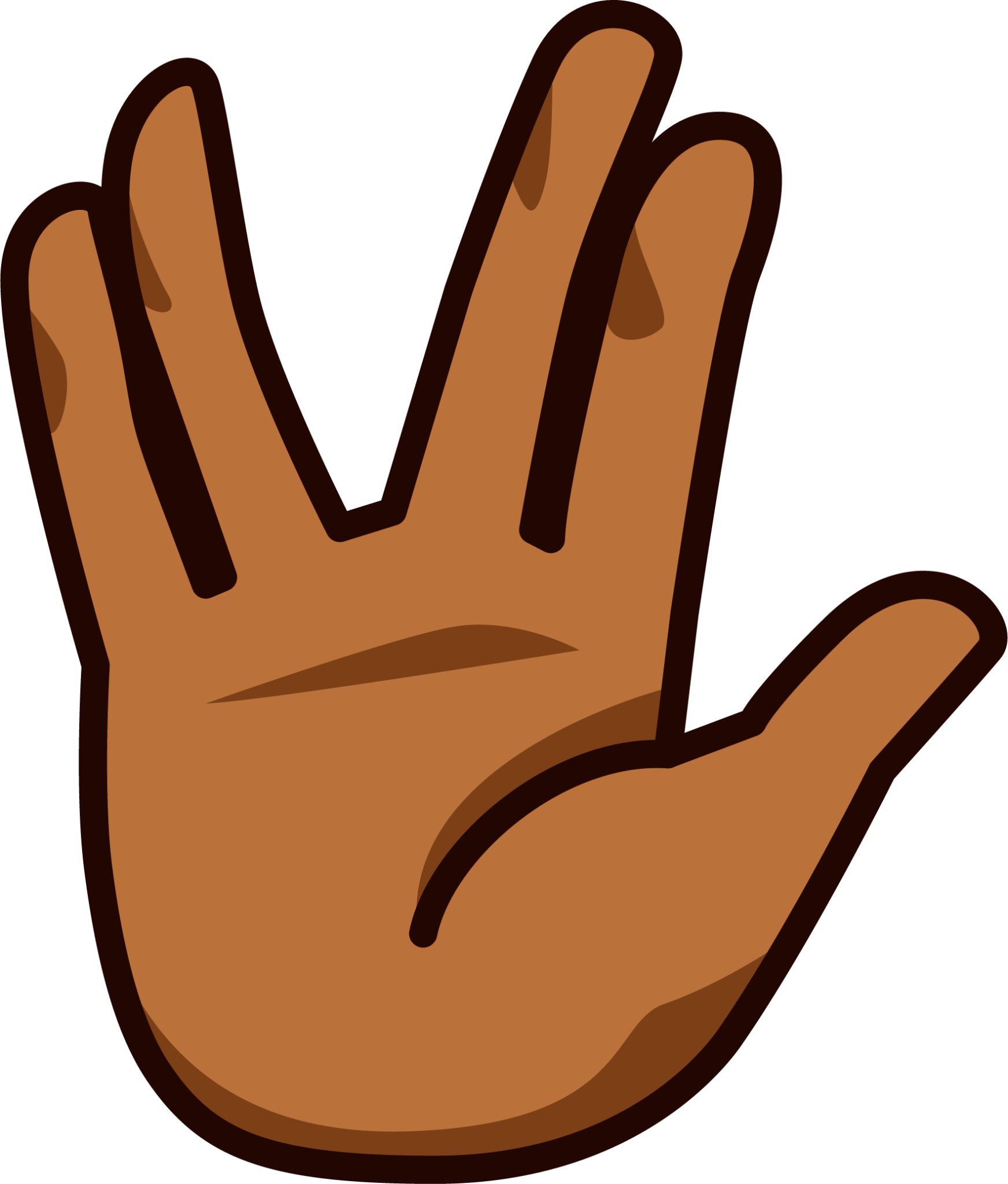 handshake (brown) Emoji - Download for free – Iconduck