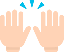 raising hands emoji