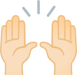 Raising Hands Emoji (U+1F64C)