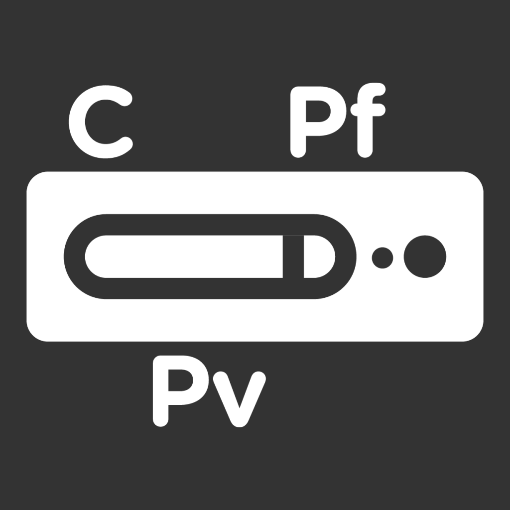 Rapid Diagnostic Testing Result PF Invalid icon