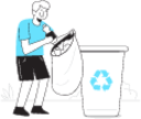 Recycling illustration