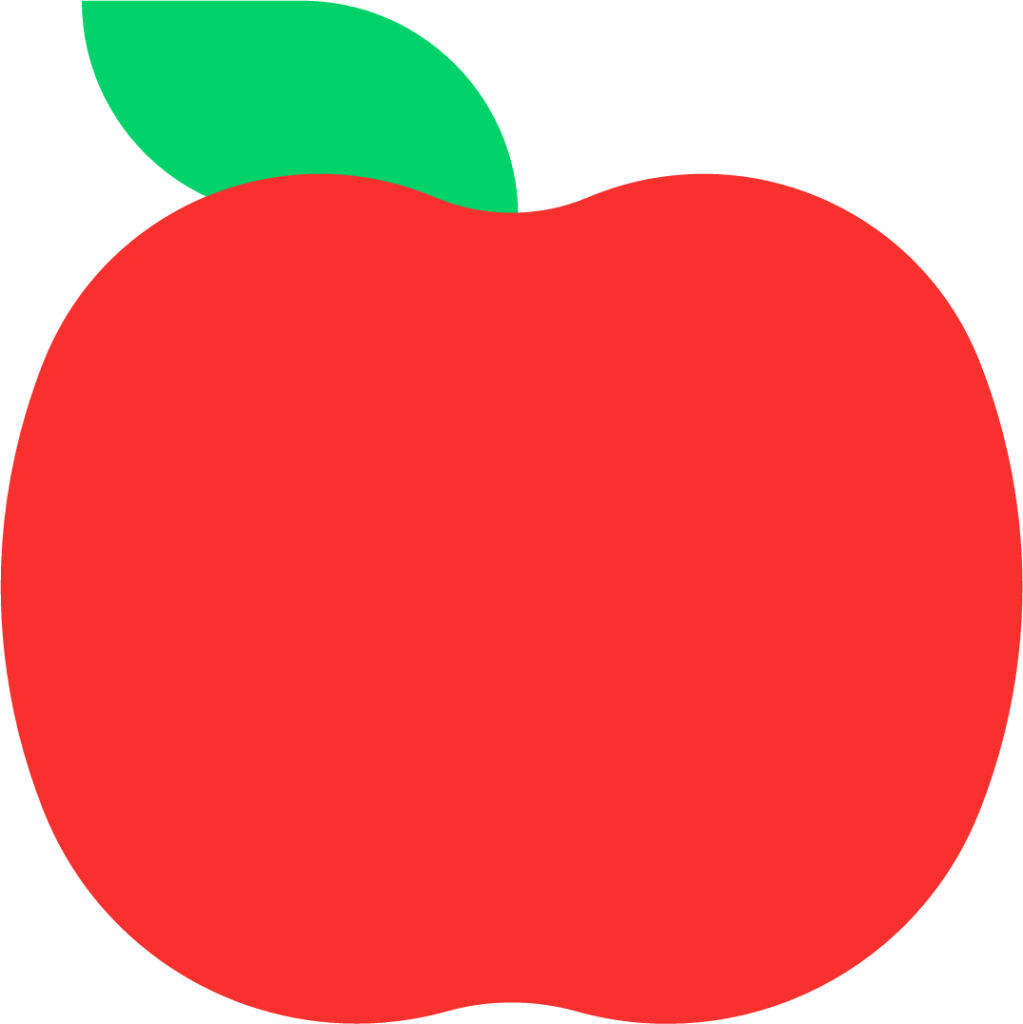 red apple emoji