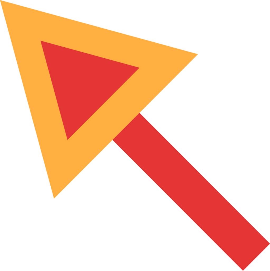 red arrow diagonal icon