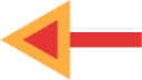 red arrow left icon