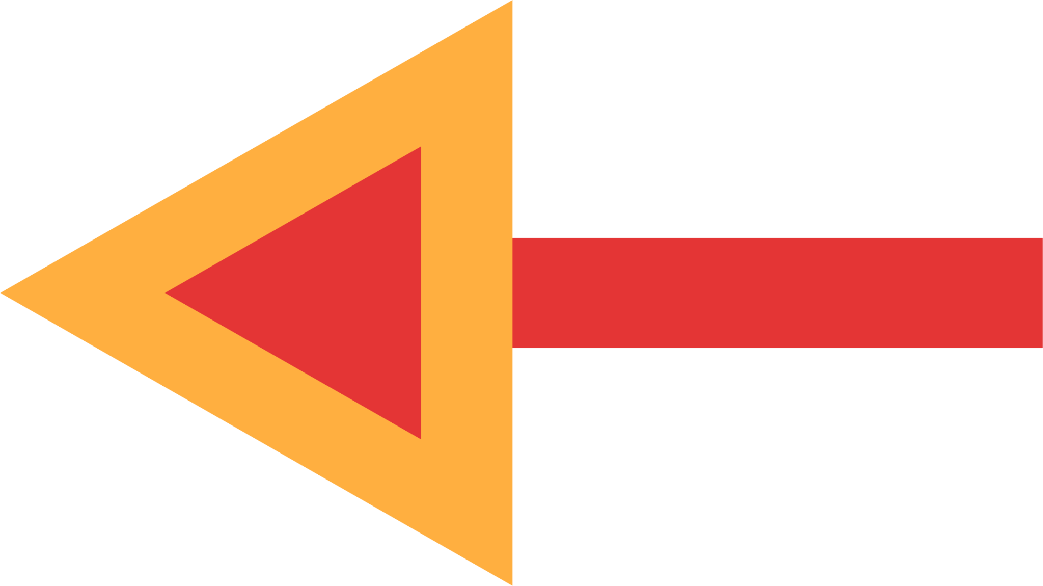red arrow left icon