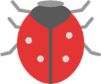 red bug icon