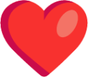 red heart emoji