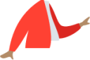 red jacket coat illustration