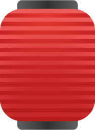 red paper lantern emoji