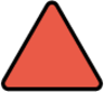 red triangle pointed up emoji