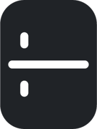 refrigerator (rounded filled) icon
