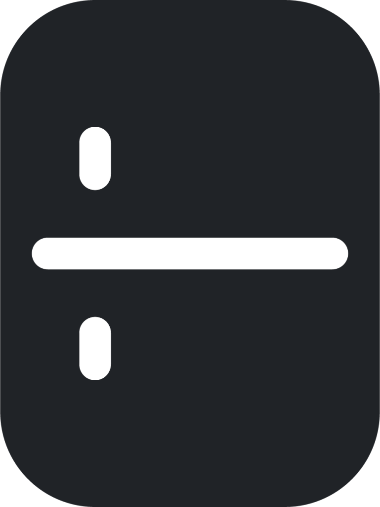 refrigerator (rounded filled) icon