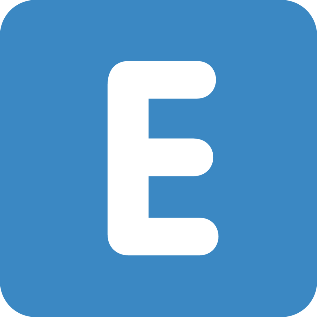 regional indicator symbol letter e emoji