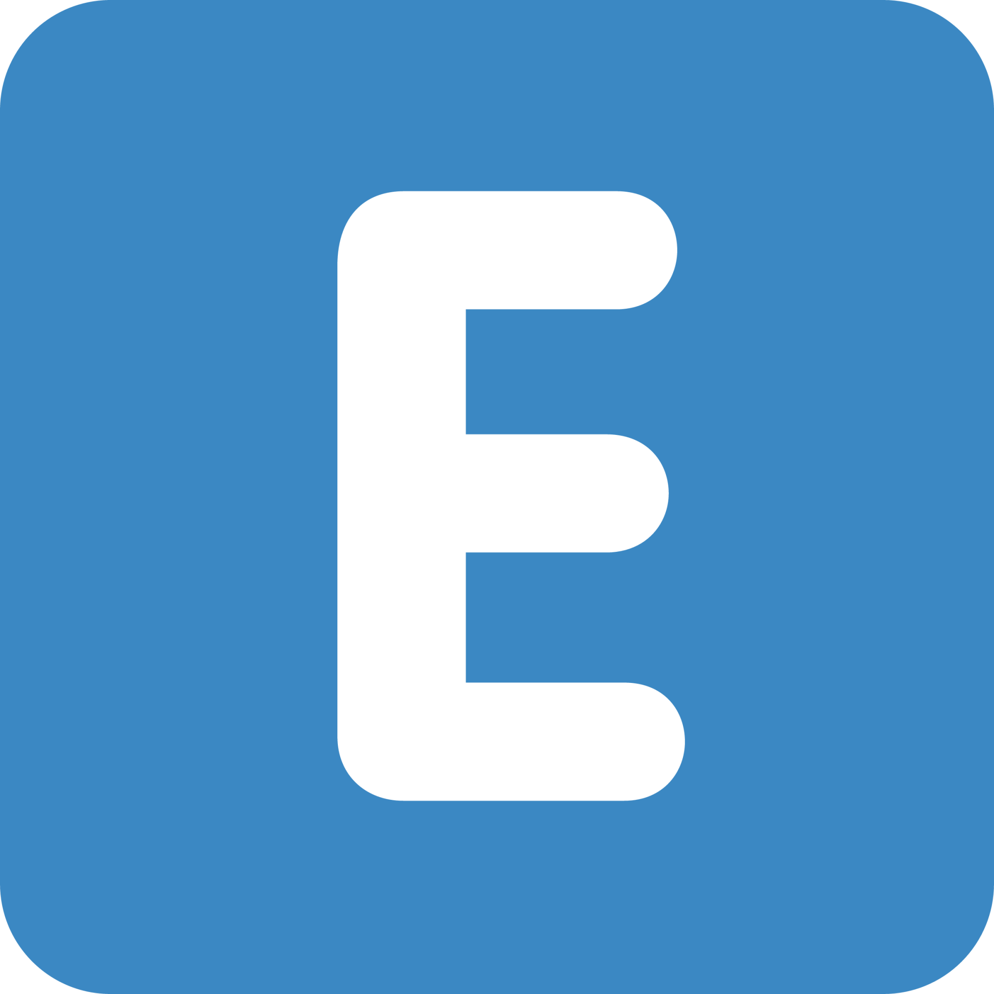 e symbol in a circle
