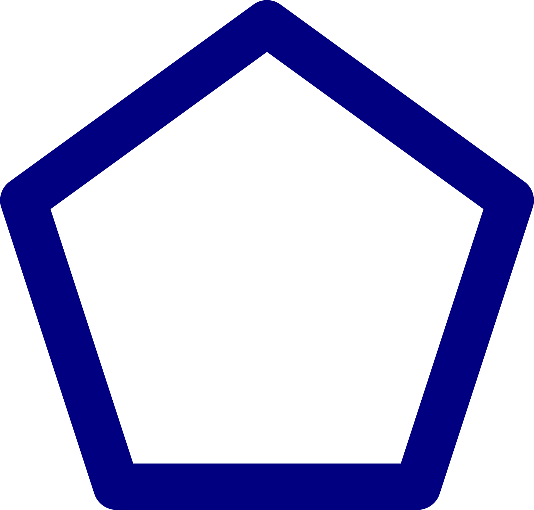 regular shape outline icon