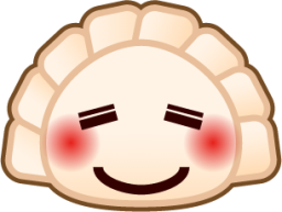 relaxed (dumpling) emoji