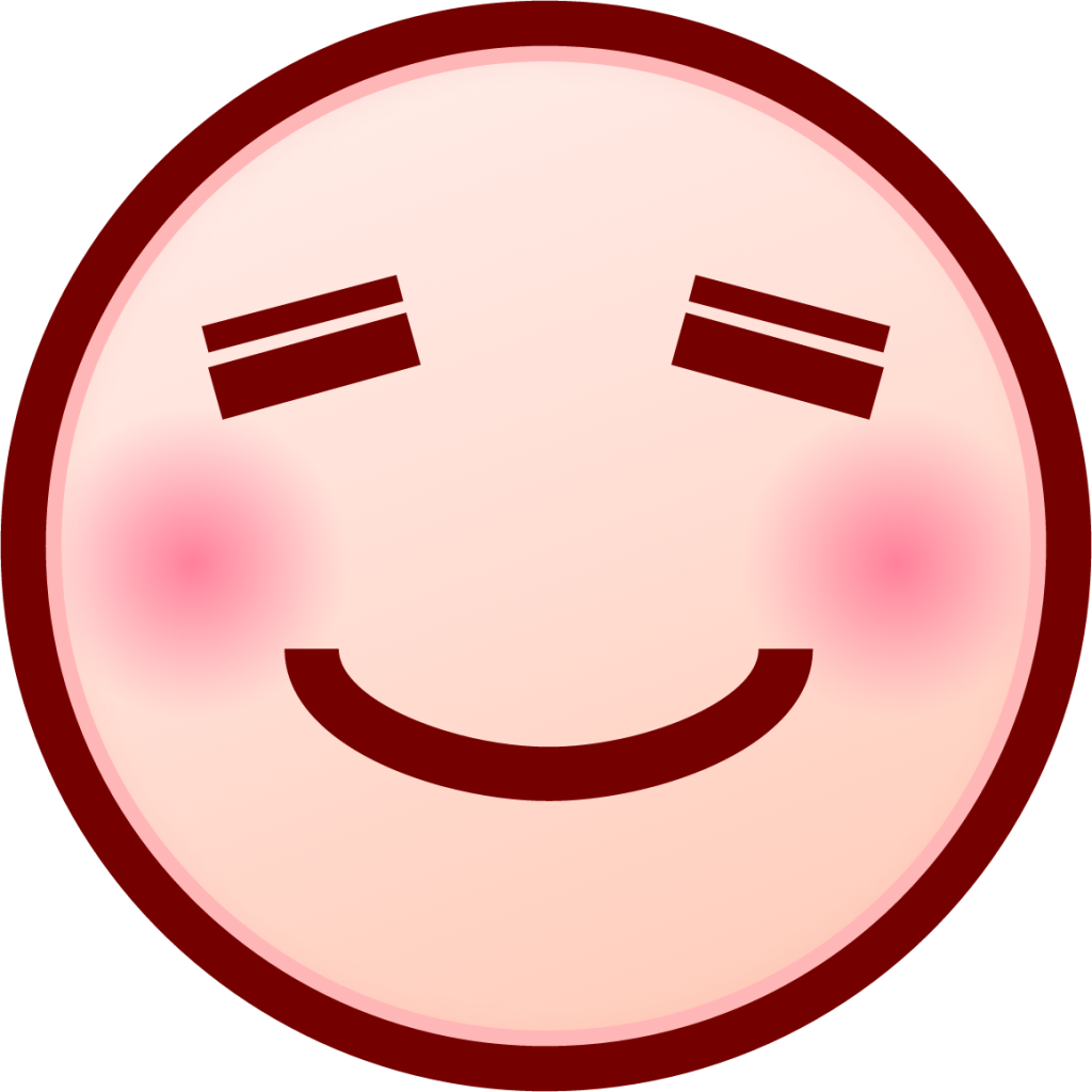 relaxed (white) emoji