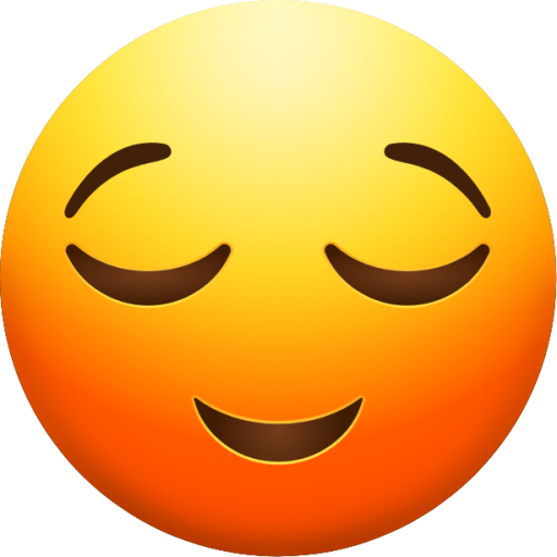 Relieved Face emoji