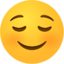Relieved face emoji emoji