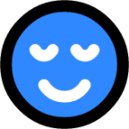 relieved face icon