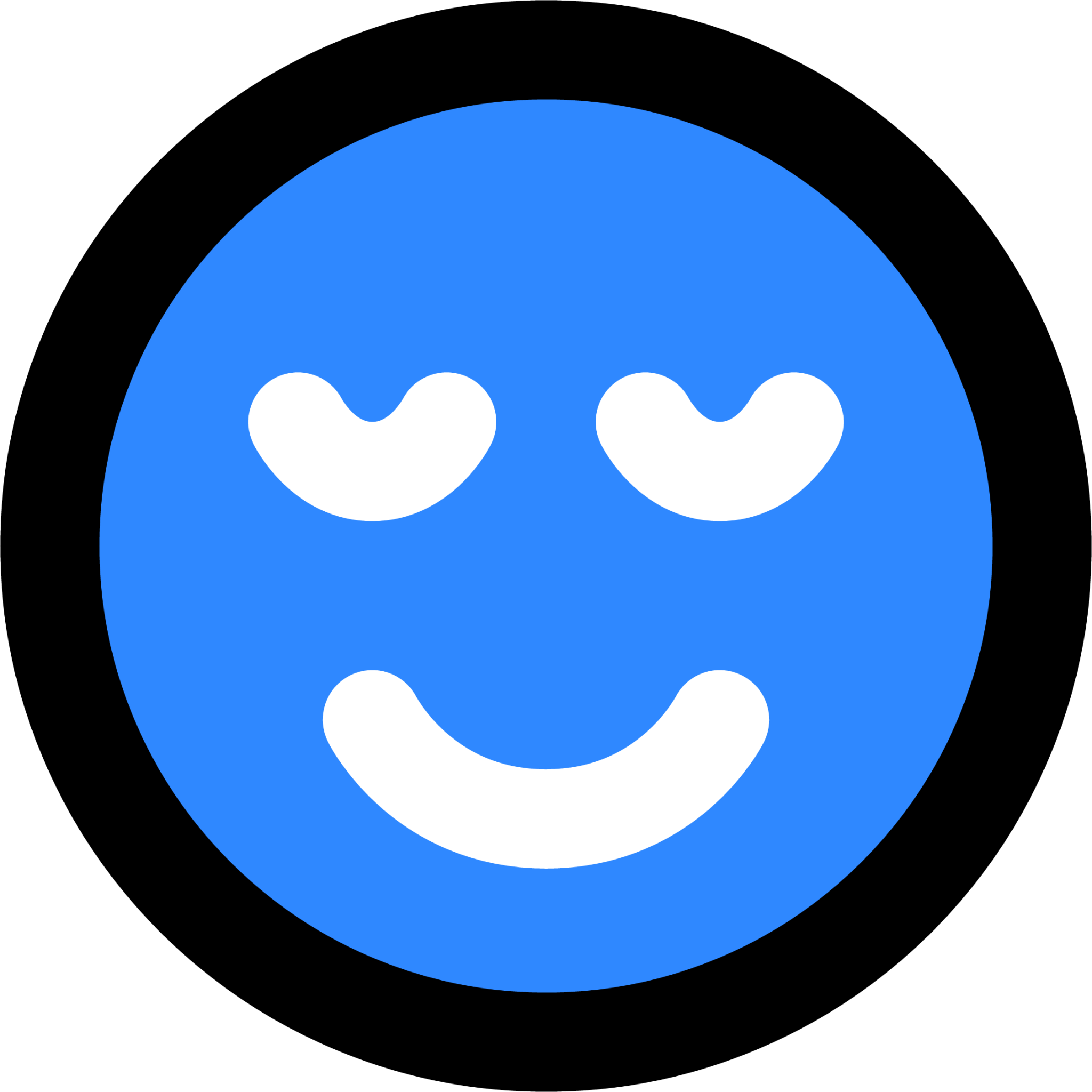 relieved face icon