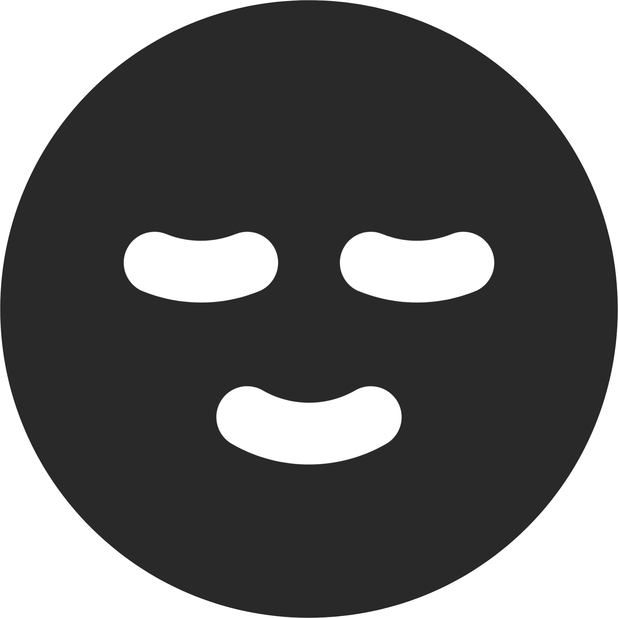 relieved face icon