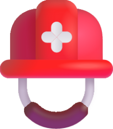 rescue workers helmet emoji