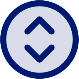 resize circle vertical icon