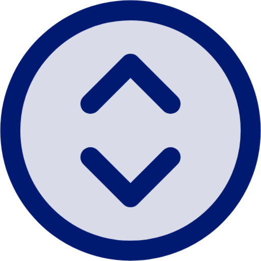 resize circle vertical icon