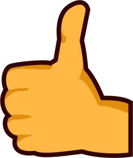 reversed thumbs up sign emoji