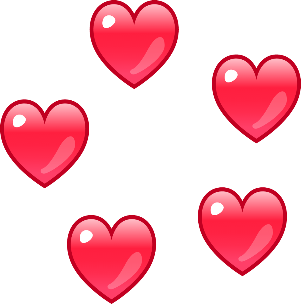 revolving hearts 3 emoji
