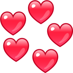 revolving hearts 4 emoji