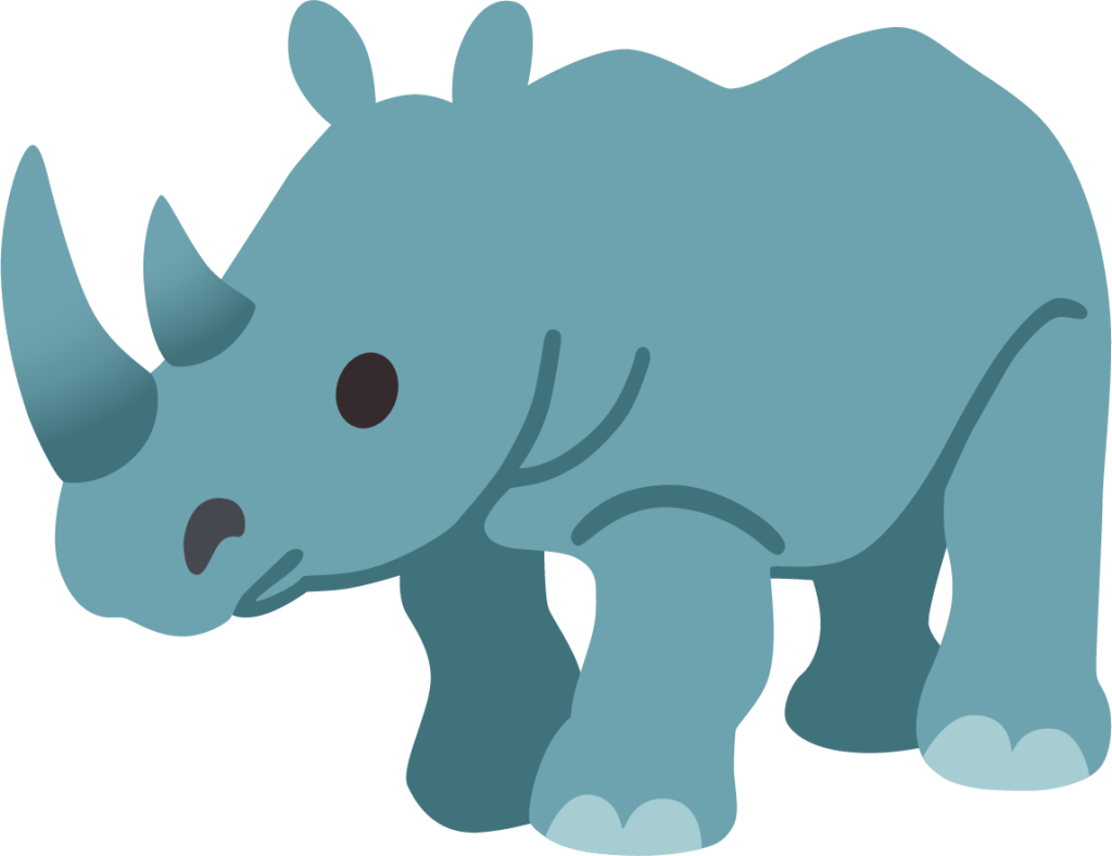 rhinoceros emoji