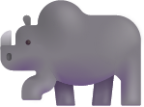 rhinoceros emoji