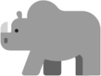 rhinoceros emoji