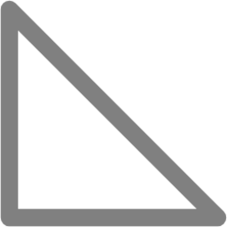right angled triangle icon