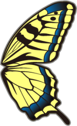 right butterfly wing emoji