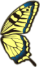 right butterfly wing emoji