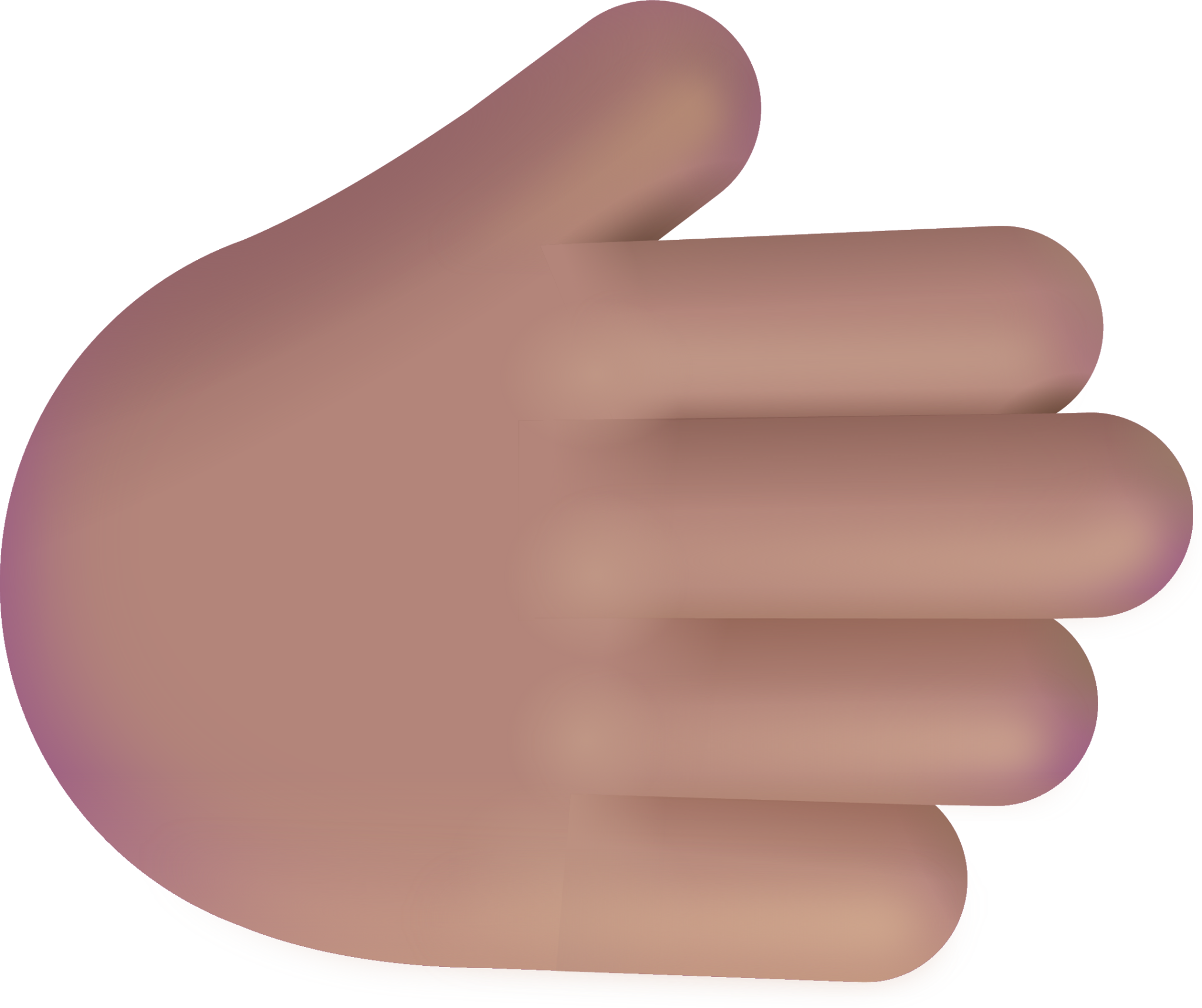 rightwards hand medium emoji